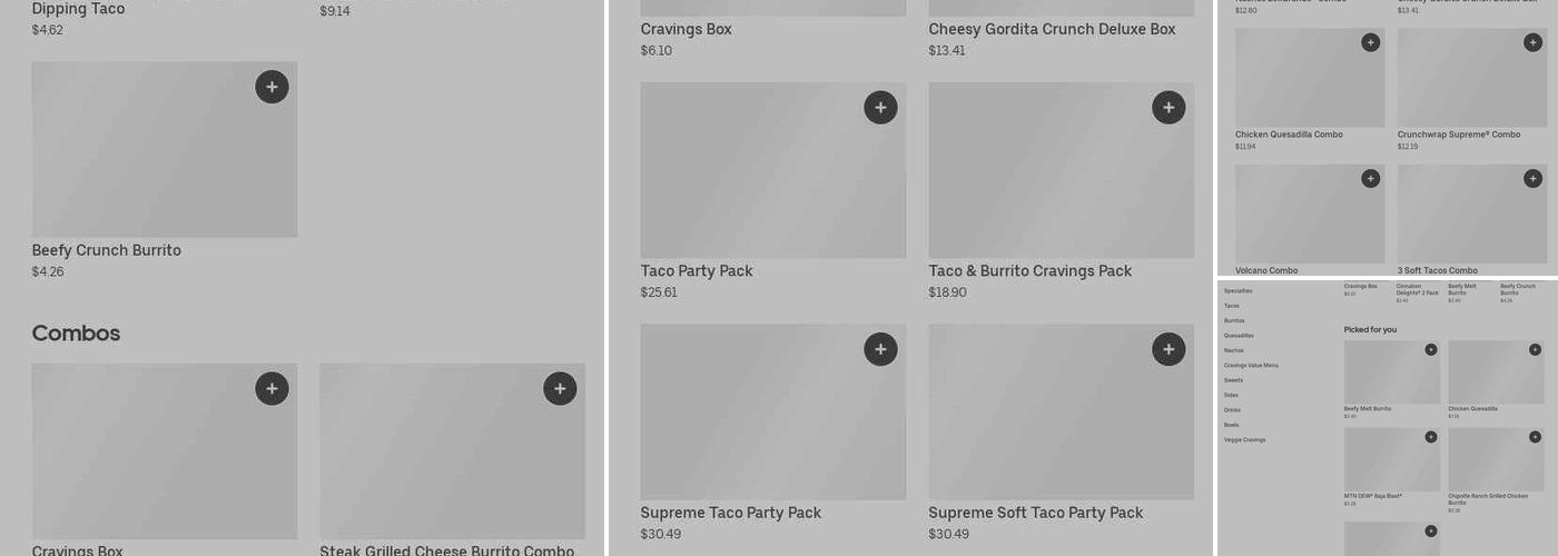 Taco Bell Menu