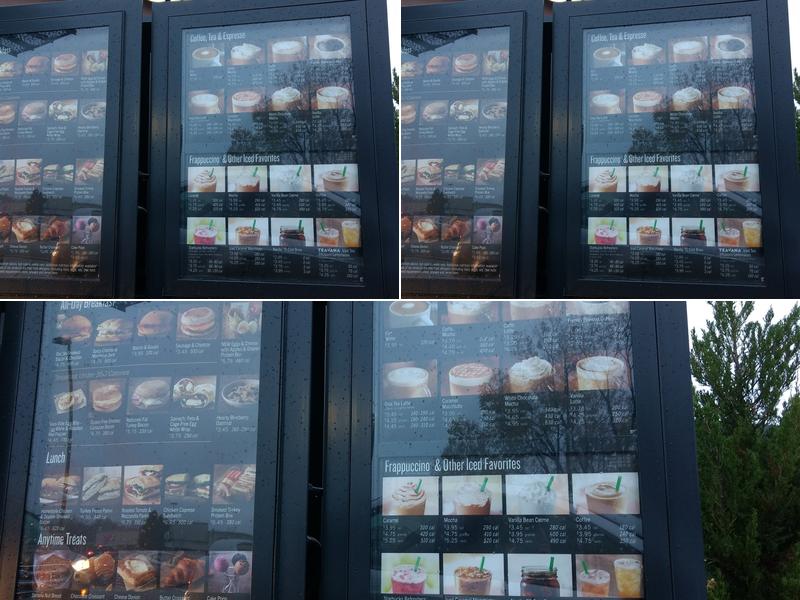Starbucks Menu