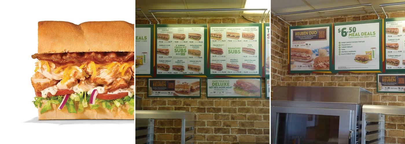 Subway Menu