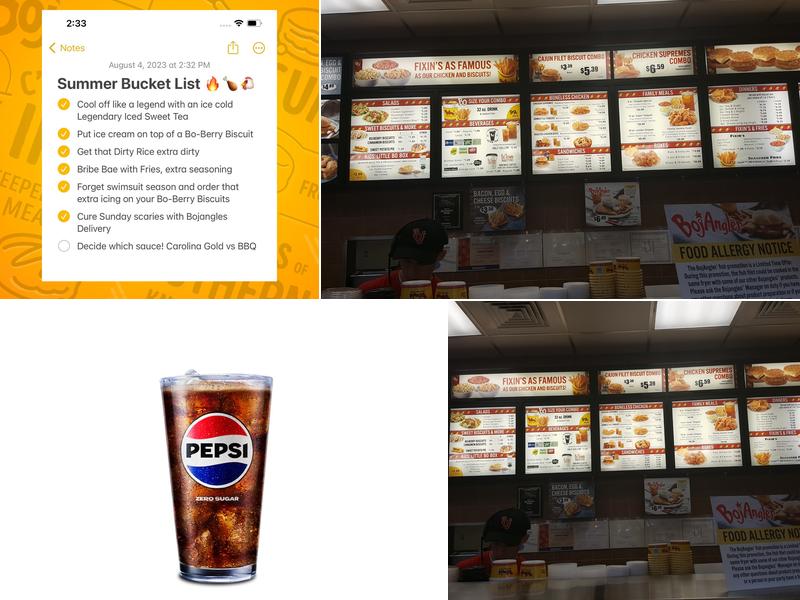 Bojangles Menu
