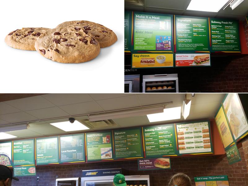 Subway Menu