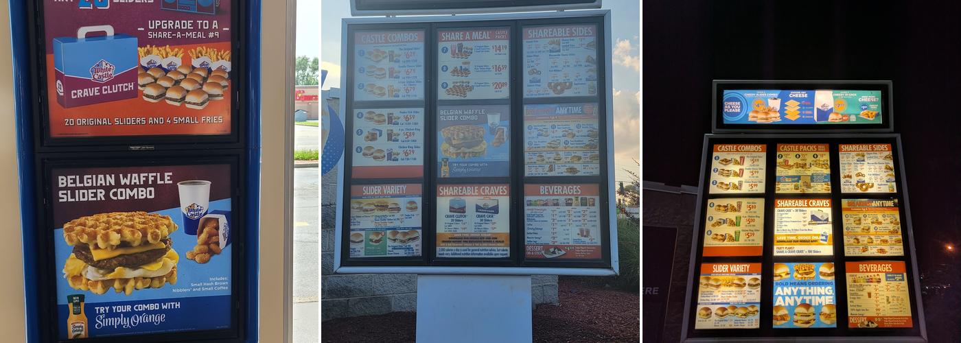 White Castle Menu