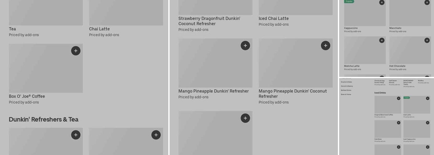Dunkin' Menu