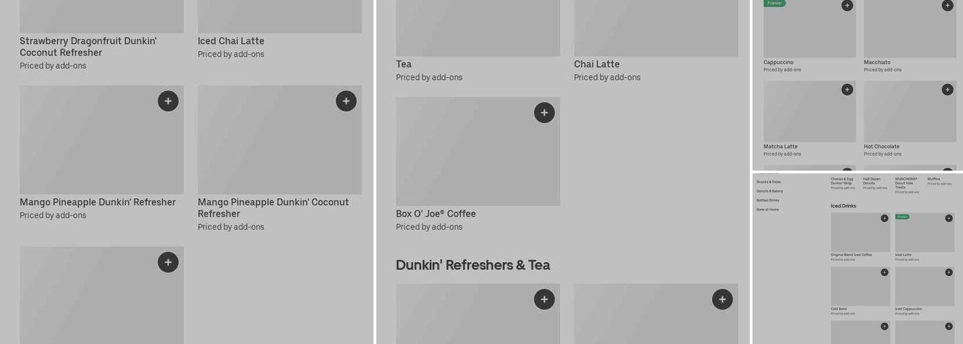 Dunkin' Menu