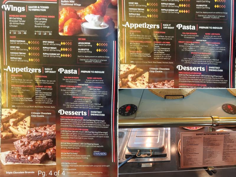 Pizza Hut Menu