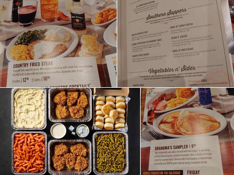 Cracker Barrel Old Country Store Menu