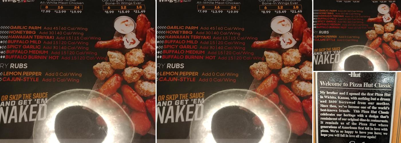 Pizza Hut Menu