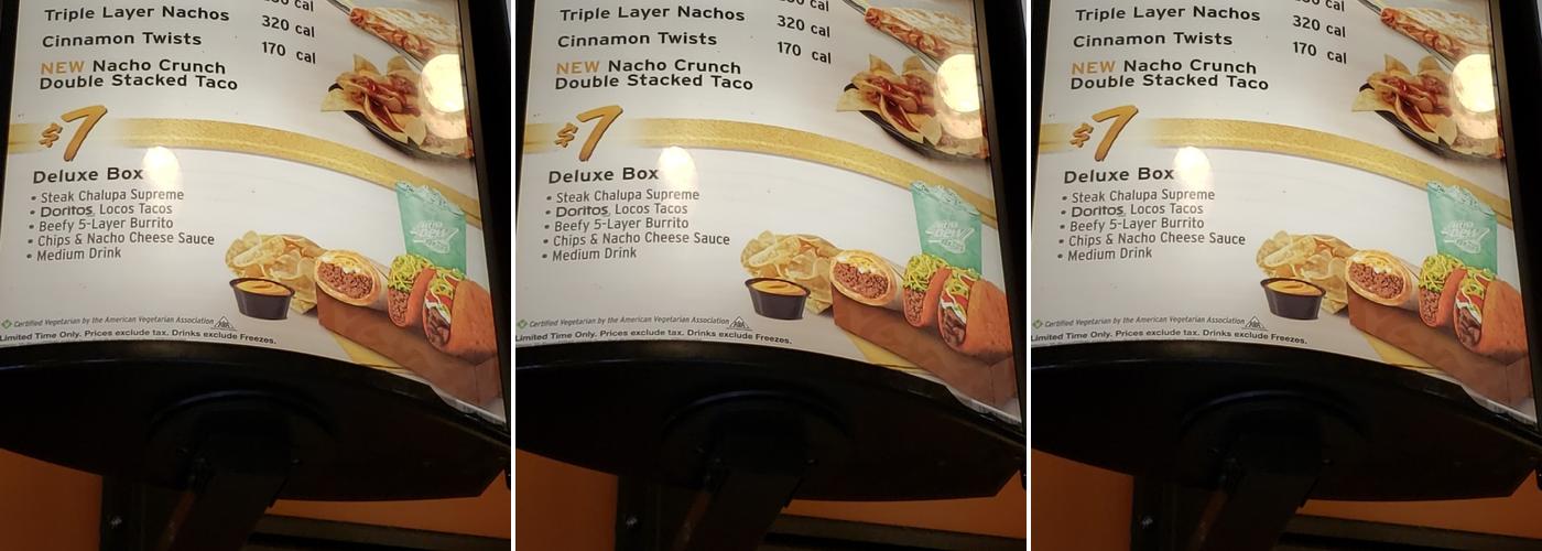 Taco Bell Menu