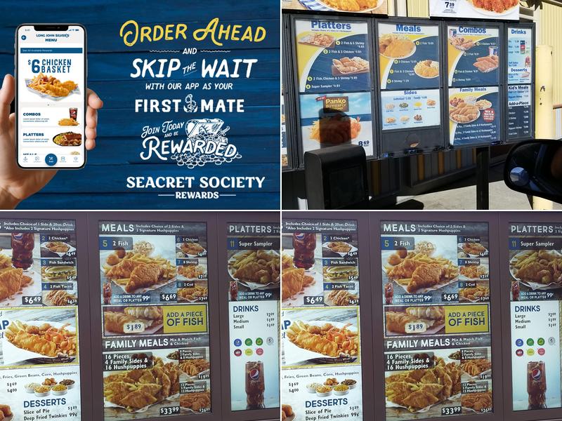 Long John Silver's Menu
