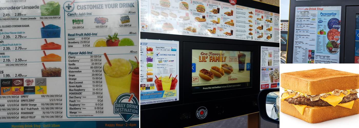 Sonic Drive-In Menu