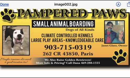 Pampered Paws Small Animal Boarding