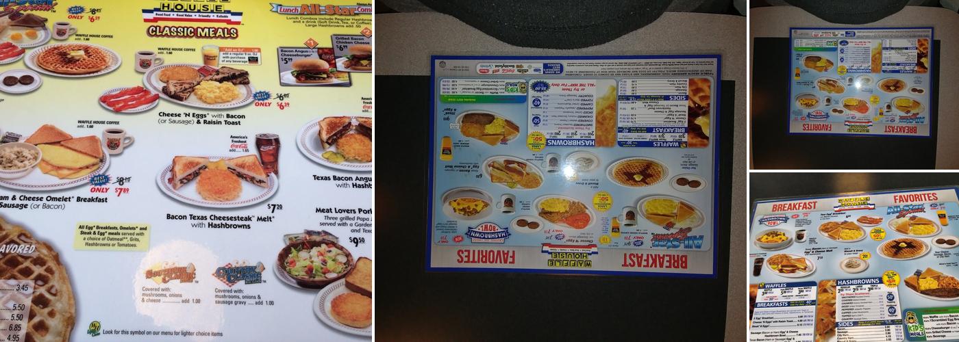 Waffle House Menu