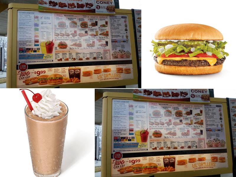 Sonic Drive-In Menu