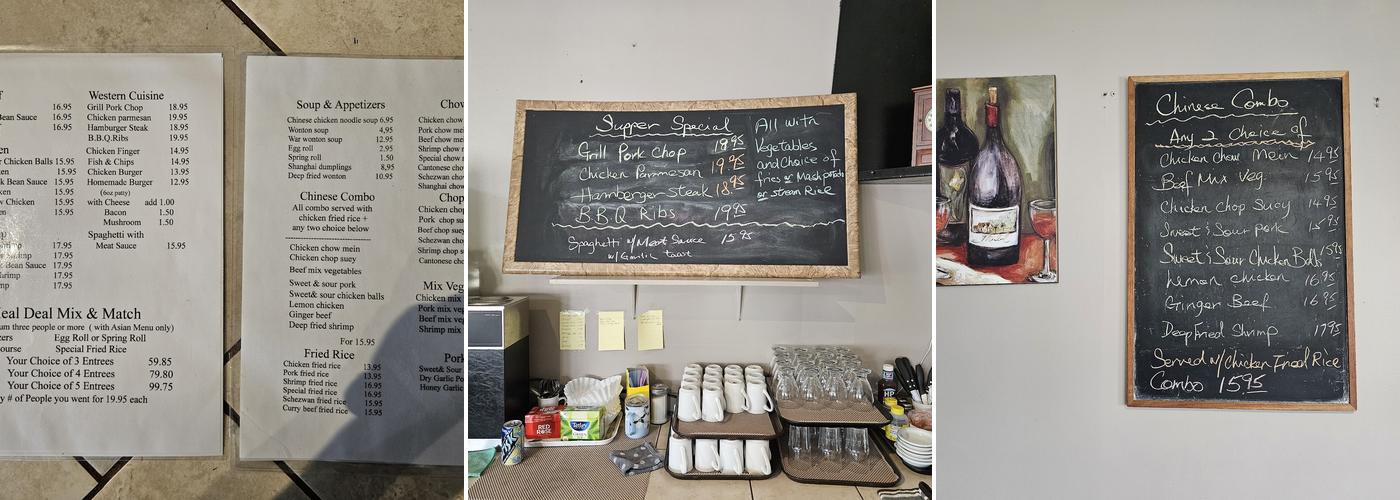 Pepper Tree Café Menu