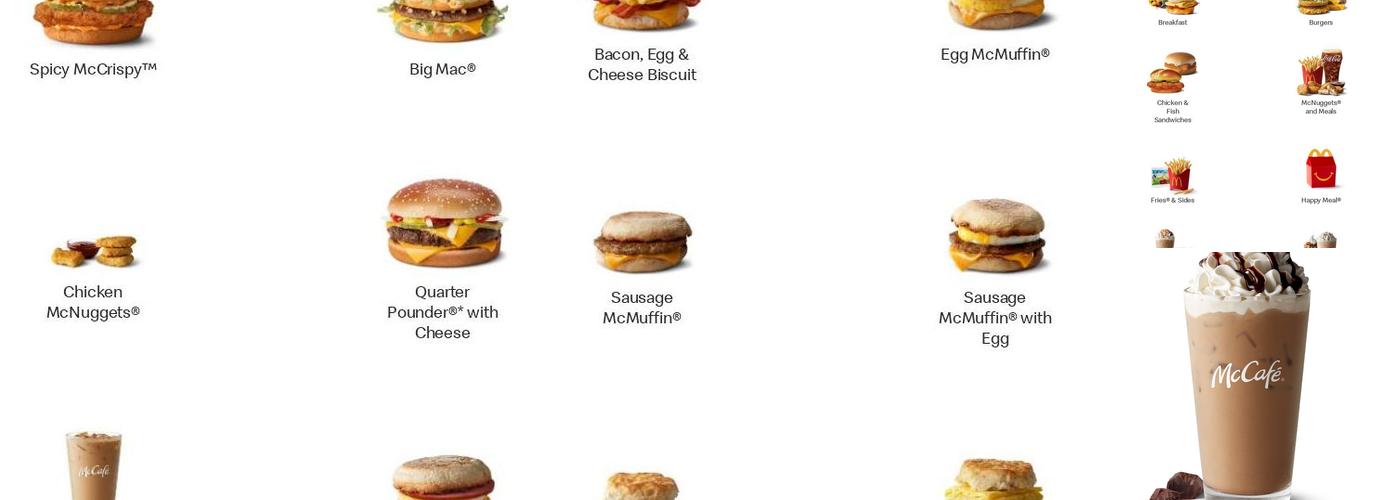 McDonald's Menu