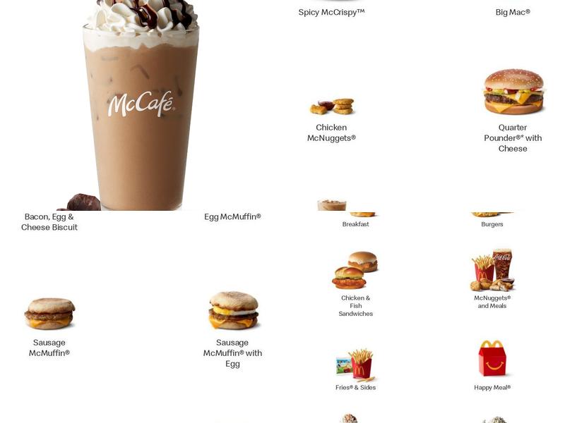 McDonald's Menu