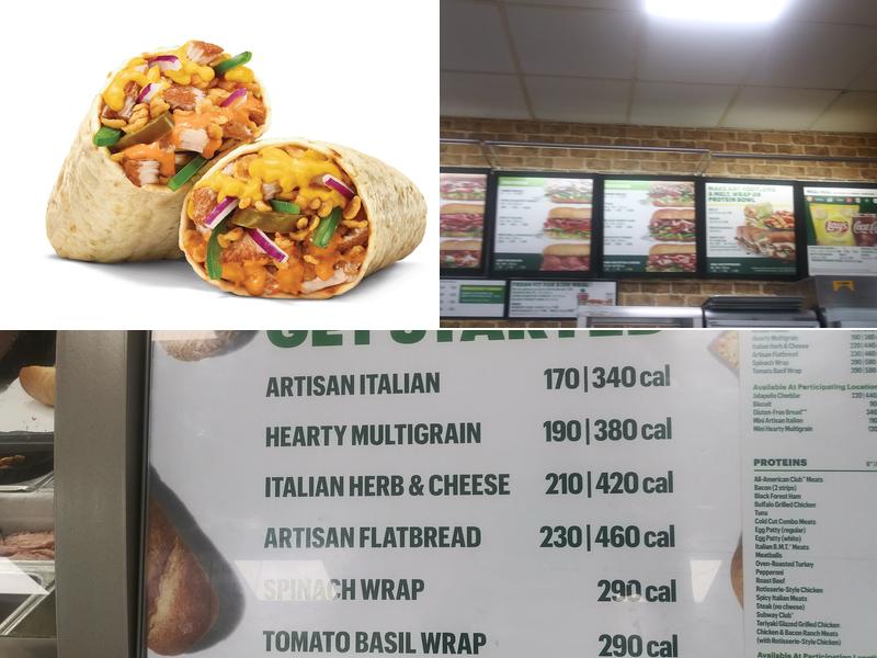 Subway Menu