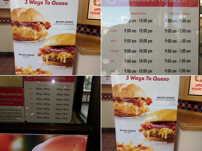 Wendy's Menu