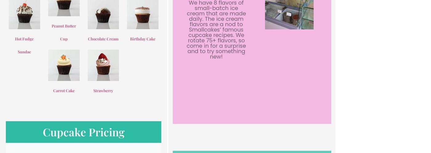 Smallcakes Tomball Menu