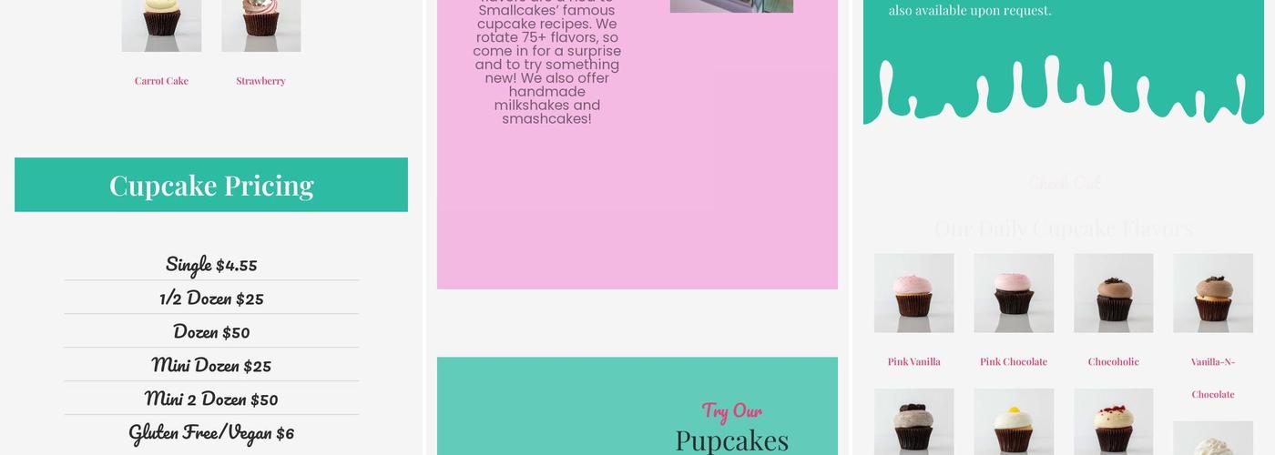 Smallcakes Tomball Menu
