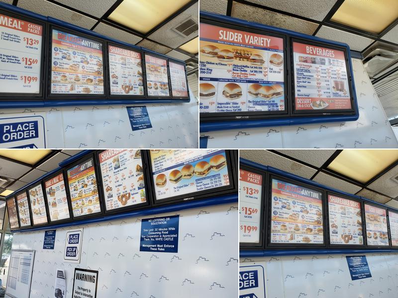 White Castle Menu