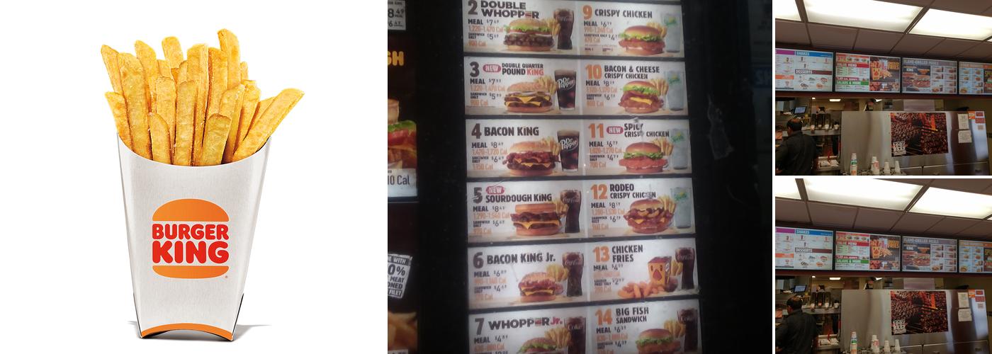 Burger King Menu