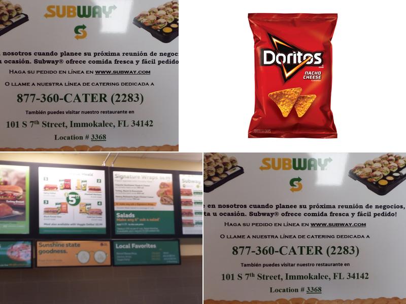 Subway Menu