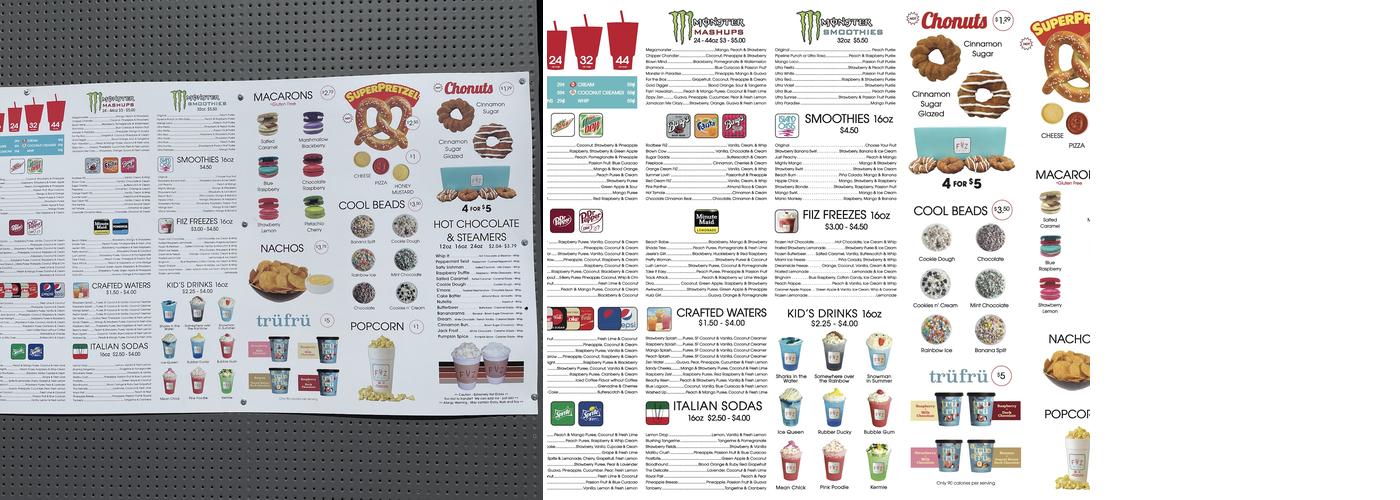 FiiZ Drinks Menu