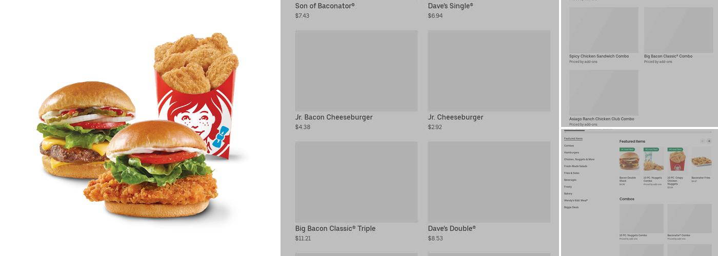 Wendy's Menu
