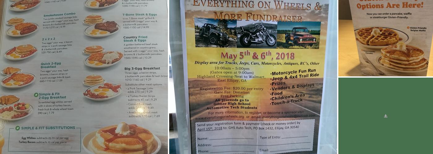 IHOP Menu