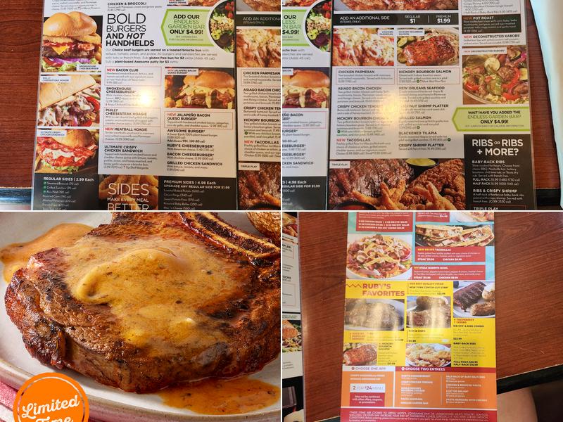 Ruby Tuesday Menu