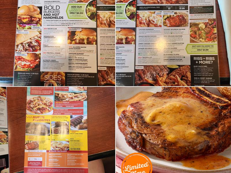 Ruby Tuesday Menu