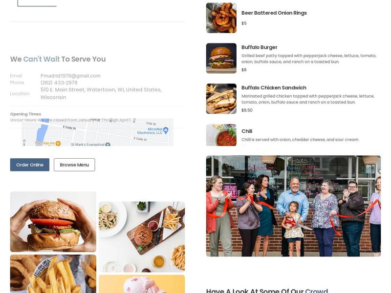 Schuett’s On East Main Street Menu