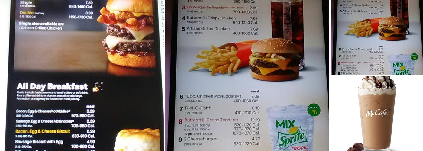 McDonald's Menu