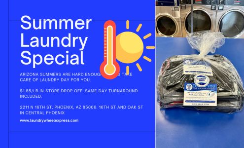The Laundry Wheel Coin Laundromat & Wash and Fold- Phoenix, AZ