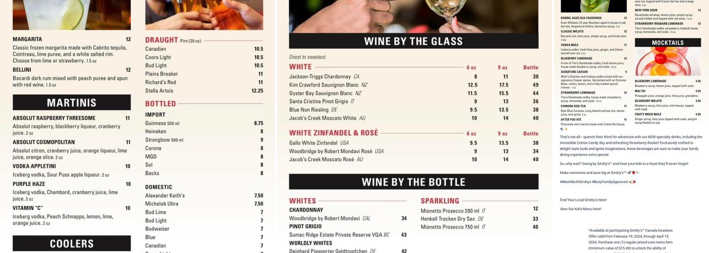 Smitty's Family Restaurant - Cold Lake Menu