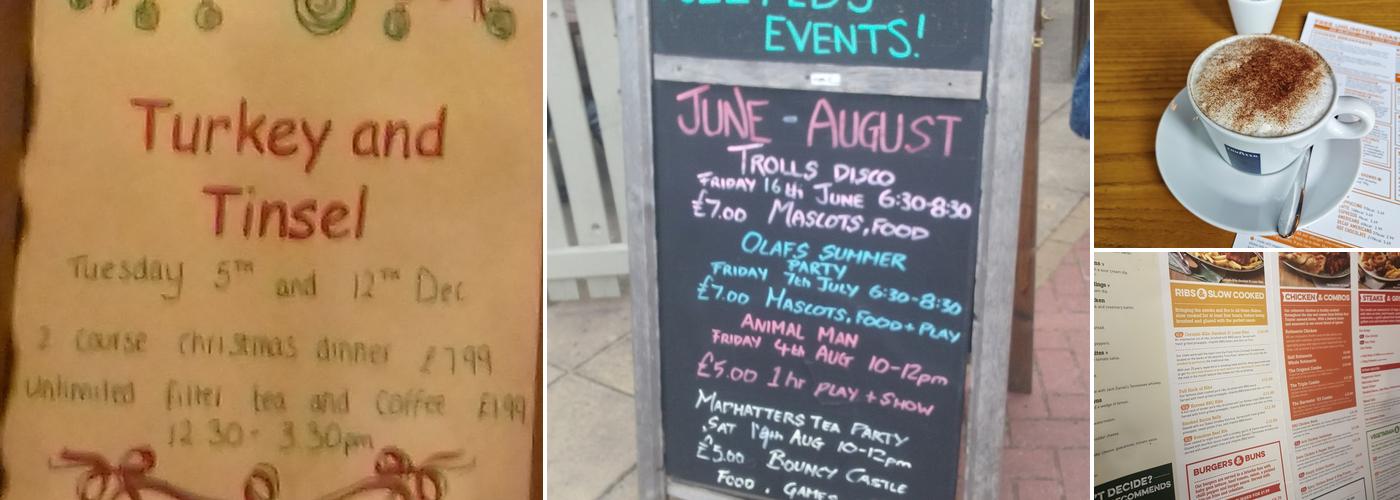 Harvester George Stephenson Menu