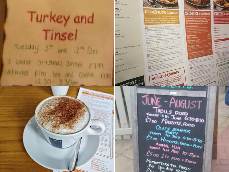 Harvester George Stephenson Menu