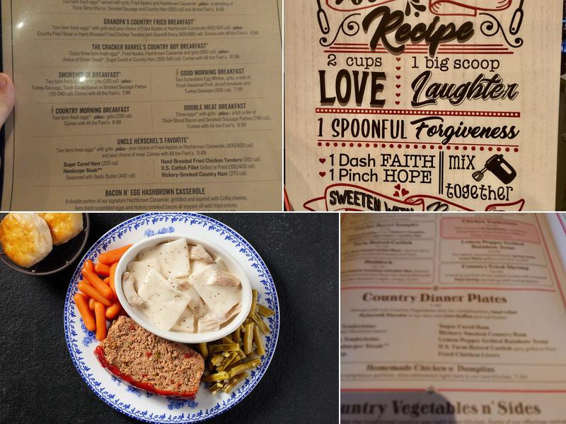 Cracker Barrel Old Country Store Menu