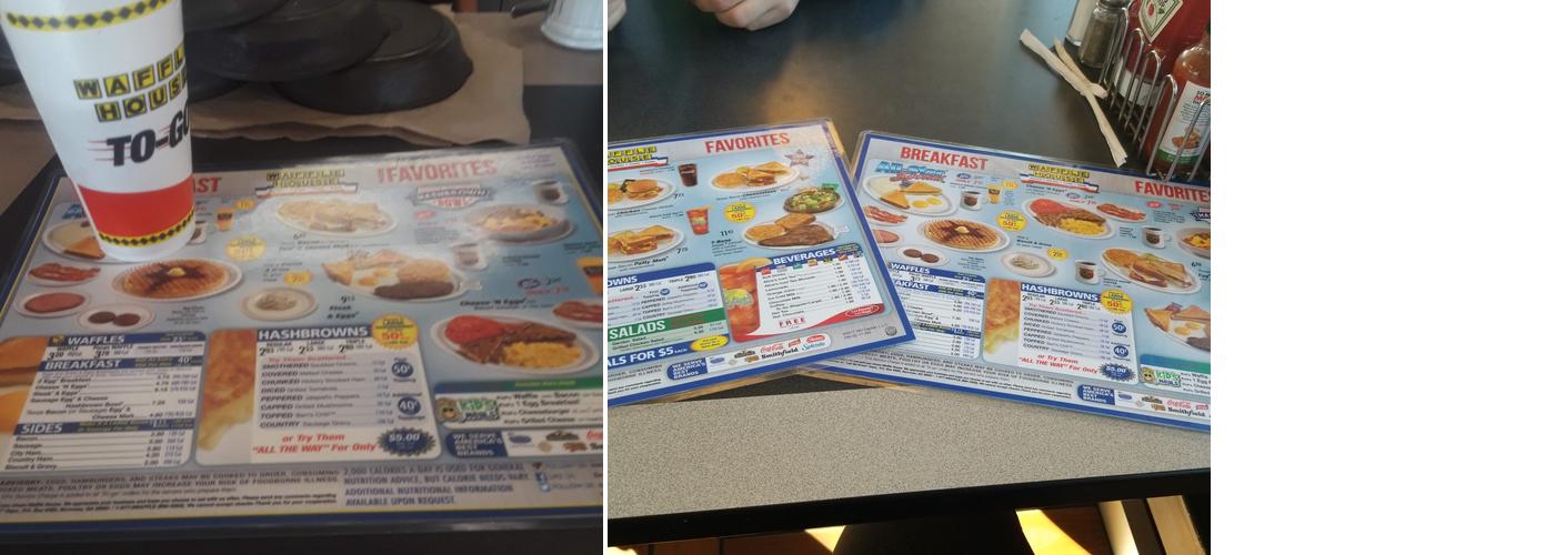 Waffle House Menu