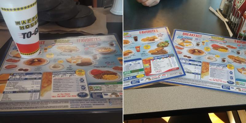 Waffle House Menu