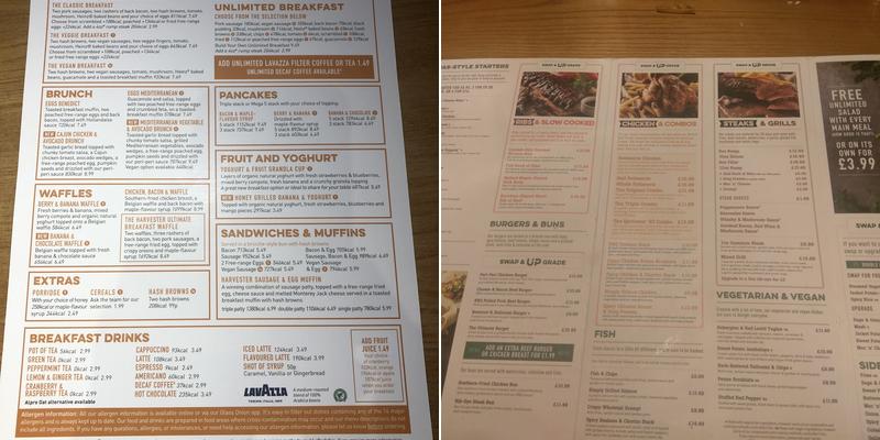 Monkspath Solihull Menu