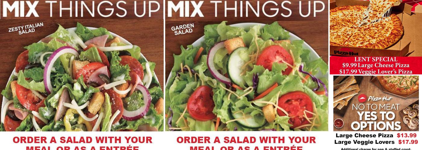 Pizza Hut Menu