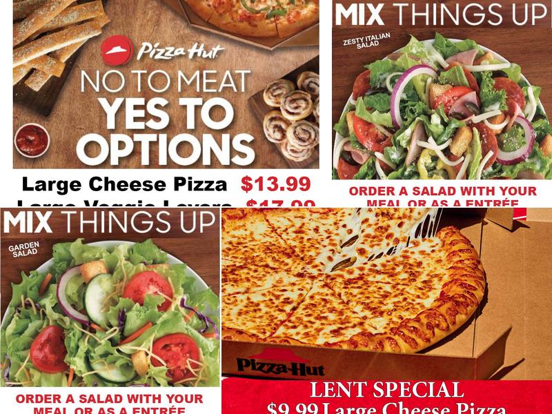 Pizza Hut Menu