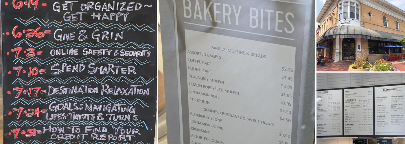 Capital One Café Menu