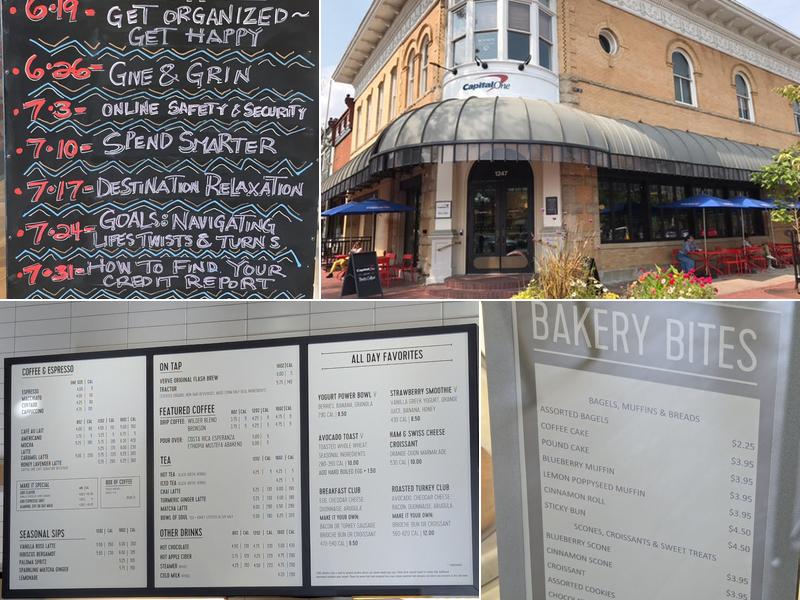 Capital One Café Menu