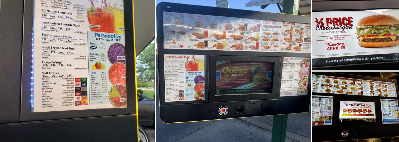 Sonic Drive-In Menu