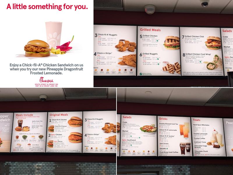 Chick-fil-A Menu