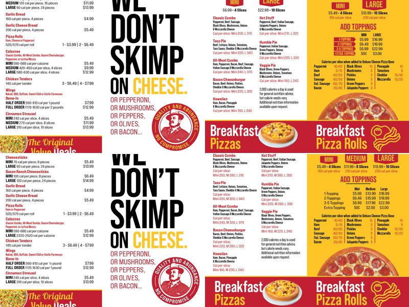 Godfather's Pizza Menu