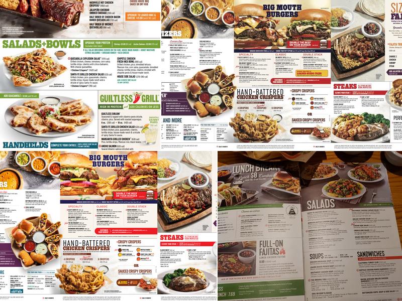 Chili's Grill & Bar Menu